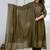Cotton anarkali printed kurti-pant-dupatta set