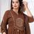Cotton anarkali printed kurti-pant-dupatta set