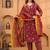 Cotton printed a-line kurti-pant-dupatta set