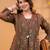Cotton printed a-line kurti-pant-dupatta set