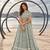 PISTA GREEN  WORK THREAD WITH ZARI AND SEQUINCE WORK FESTIVE LEHENGA CHOLI SET FOR WOMEN'S