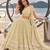 LEMON YELLOW  WORK THREAD WITH ZARI AND SEQUINCE WORK FESTIVE LEHENGA CHOLI SET FOR WOMEN'S