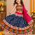 Banjara India Kutch Work Embroidered Girls Lehenga Choli Set with Dupatta (CC-RJS) - Blue