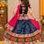 Banjara India Kutch Work Embroidered Girls Lehenga Choli Set with Dupatta (CC-RJS) - Blue
