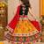 Banjara India Kutch Work Embroidered Girls Lehenga Choli Set with Dupatta (CC-RJS) - Mango Yellow