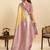 Yellow jari work silk blend saree with blouse