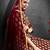 maroon silk blend embroidery zari and diamond semi stitched suit