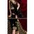 purple georgette embroidered & stone semi stitched suit