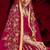 pink georgette embroidered & stone semi stitched suit