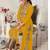 mustard georgette embroidery zari and diamond semi stitched suit
