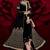 black georgette embroidery zari and diamond semi stitched suit