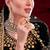 black georgette embroidery zari and diamond semi stitched suit