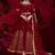 maroon georgette embroidery zari and diamond semi stitched suit