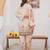 cream rayon printed semi stitched suit