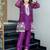 pink silk blend embroidery work semi stitched suit