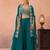 morpich organza beads embroidery with stones semi stitched suit