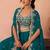 morpich organza beads embroidery with stones semi stitched suit