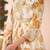 white georgette embroidery digital print & sequined semi stitched suit