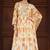 white georgette embroidery digital print & sequined semi stitched suit