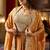 orange silk blend embroidered  beads mirror work & sequined semi stitched suit