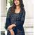 blue georgette embroidered & sequined semi stitched suit