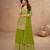 lime green chiffon gold and self colored diamond lattice embroidery semi stitched suit