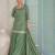 sea green chiffon embroidery semi stitched suit