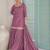 pink chiffon embroidery semi stitched suit