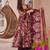 maroon cotton silk heavy digital print semi stitched suit