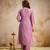 lavender jacquard heavy thread embroidery work semi stitched suit
