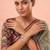 Gold plated multicolor kundan bracelet