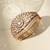 Gold plated american diamond kundan bracelet