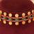 Gold plated multicolor coined choker set