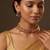 Gold plated pink stones choker set