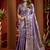 lavender silk blend swarovski work festive wear saree