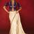 White fancy soft shimmering sequin stone work party wear saree