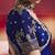 Navy blue fancy soft shimmering sequin stone work party wear saree