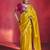 Mustard fancy soft shimmering sequin stone work party wear saree