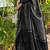 Black color art silk blend sarees with blouse