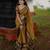 Yollow Black color art silk blend sarees with blouse