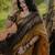 Yollow Black color art silk blend sarees with blouse