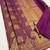 Wine color art silk blend sarees with blouse