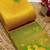 Yellow popti color art silk blend sarees with blouse