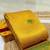 Yellow popti color art silk blend sarees with blouse