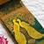 Yellow Green color art silk blend sarees with blouse
