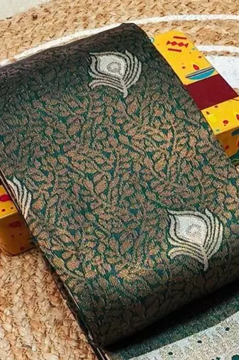 Multy color art silk blend sarees with blouse