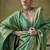 green silk blend with handloom weaving festive wear saree