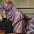 gray pink silk blend with handloom weaving festive wear saree