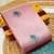 Baby pink color art silk blend sarees with blouse