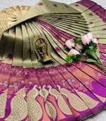Multy color art silk blend sarees with blouse